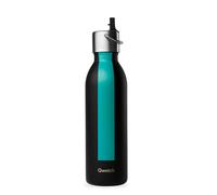 Qwetch - Active - Bouteille isotherme Serie Sport Noir - 600 ml