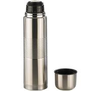 Bouteille isotherme - ROSENSTEIN & SOHNE - Grande 1 L - Double paroi en inox - Couvercle-tasse