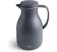 bouteille isotherme, sans BPA, à double paroi, avec revêtement intérieur en verre, finition mate, grise, 1,50 l, polypropylène et verre, 1,5 litre