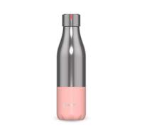 LES ARTISTES Paris A-4373 Bottle'Up,500 ml, Gourde isotherme sans BPA, Réutilisable, Garde au chaud 12h et au froid 24h, Acier Inoxydable, Design Split Pink