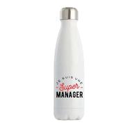 Bouteille Isotherme Super Manager | Gourde | Idée Cadeau Petite Amie Copine Maman Noël Anniversaire Fête des Mères