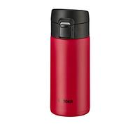 Bouteille isotherme Tiger MKA-K 360 mL Easy-Drinking One-Push, ouverture one-push, ultra légère, sans BPA, conservation froid 24h et chaud 12h, conçue au Japon, couleur baie rouge
