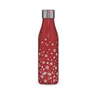 LES ARTISTES Paris A-4356 Bottle'Up, 500 ml, Gourde isotherme sans BPA, Réutilisable, Garde au chaud 12h et au froid 24h, Acier Inoxydable, Design Xmas