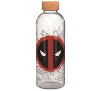 Bouteille Large - Stor - Deadpool - En Verre Avec Manchon Silicone - Réutilisable - 1030 Ml