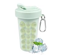 Bouteille Moule à Glaçons | Avec Couvercle Portable Réutilisable 600 ml,Gobelet Moule à Glace - Pour Camping Bureau Maison Randonnée Pique-Nique Camping-Car Thé Au Lait Jus Café Boissons