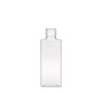 Bouteille PET 250 ml 'Karl', carrée, plastique, ouverture : PP 28