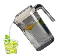 Bouteille pour réfrigérateur - Distributeur 7,68 x 5,12 pouces, fournitures de boisson multifonctionnelles, récipient peu encombrant adapté au réfrigérateur | Couvercle de joint d'ét