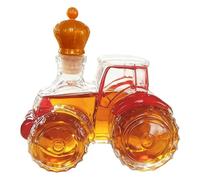 Bouteille pour whisky,300 ml Carafe en forme de tracteur | Carafe à liqueur sous vide | Pour décoration de la maison Bourbon Vin Vodka Bureau Maison Bar Papa Anniversaire Noël Fête