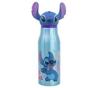 BOUTEILLE RÉUTILISABLE EN ALUMINIUM AVEC FIGURINE 3D 690 ML | STITCH DRAWING