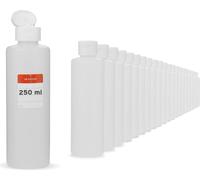Bouteille ronde G25 de 250 x 250 ml avec bouchon à clapet blanc