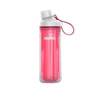 Bouteille Source ECO Tritan Double Wall 0.60 L Clickseal berry/red strap