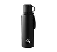 Bouteille sous vide pour boissons chaudes, isolation à double paroi, 1000 ml, bouteilles de café isothermes, bouteille sous vide en acier inoxydable, grande capacité, pour les voyages en camping