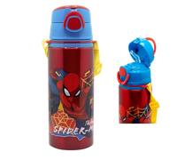 Bouteille Spiderman En Aluminium 730ml Avec Paille Enfants N/THERMIQUE Marvel
