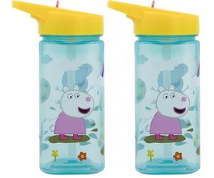 BOUTEILLE SQUARE EASY HOLD 530 ML | PEPPA PIG (Lot de 2)