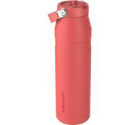 Bouteille Stanley IceFlow avec couvercle à rabat et paille – 1 100 ml, Hot Coral