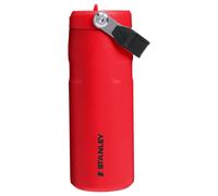 Bouteille Stanley IceFlow avec paille rabattable 2.0 - 470 ml, noir chili