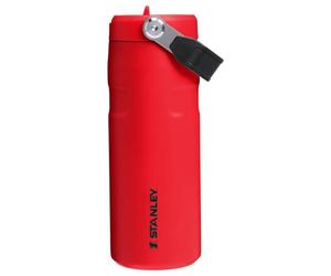 Bouteille Stanley IceFlow avec paille rabattable 2.0 - 470 ml, noir chili