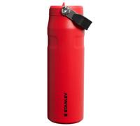 Bouteille Stanley IceFlow avec paille rabattable 2.0 - 700 ml, noir piment