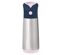 Bouteille thermique élégante de 500 ml en Indigo Rose - la solution parfaite pour les personnes actives. Elle conserve les boissons à la température idéale, un compagnon indispensable pour toutes les