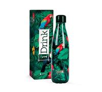Bouteille thermique en acier à double paroi I-Drink 350/500/750/1000 ml, Décorée (500 ML, Tropical Birds)