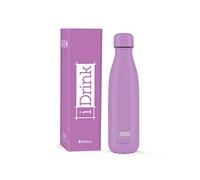 Bouteille thermique en acier à double paroi I-Drink 350/500/750/1000 ml, Décorée (500 ML, Violet)