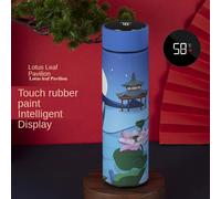Bouteille Thermo de Style chinois, tasse intelligente, affichage de la température, flacon sous vide portable pour Thermos, tasse, 500ML As shown A