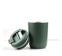 Bouteille Thermos Mini, Bouteille d'Eau Thermique, Tasse de Voyage Isolée, Tasse à Café, Mug de Camping, Acier Inoxydable à Double Paroi, Anti-Fuite Green Bottle