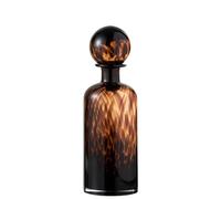 Bouteille verre marron h.35cm