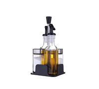 Bouteille Verre Sel et Poivre, Huile et Vinaigre - Conception Rotative du Bouchon pour Versement Facile