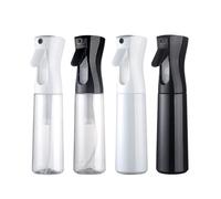 Bouteilles de pulvérisation haute pression rechargeables, arrosoir à brume continue, pulvérisateur d'eau automatique pour Salon de coiffure, 200/300/500ml 200ml Black
