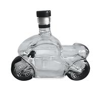 Bouteilles de whisky avec bouchons, 300 ml avec design moto pour liqueurs, décanteur de collection pour whisky, pour passionnés, collectionneurs, bars, restaurants, hôtels, maisons, vitrines, salles à