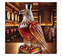 Bouteilles de whisky en verre Eagle - Décorations de bar amusantes - Cadeaux pour les amateurs de whisky - Bouteilles de whisky pour les papas et les maris