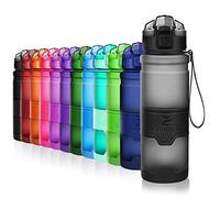 Bouteilles d'eau sport, 400ml/500ml/700ml/1L gourdes eau, réutilisable tritan plastique, sans bpa & anti-fuite | grande bouteille fitness pour randonnée, voyager, yoga, gym, gourde ouvrir en 1 clic