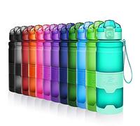Bouteilles d'eau sport, 400ml/500ml/700ml/1L gourdes eau, réutilisable tritan plastique, sans bpa & anti-fuite | grande bouteille fitness pour randonnée, voyager, yoga, gym, gourde ouvrir en 1 clic