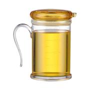 Bouteilles d'huile pour la cuisine | Distributeur étanche de 400 ml | Bouteille à poignée antidérapante pour Sauce à l'huile d'olive et sirop dans les comptoirs de maison, garde-manger, armoires,