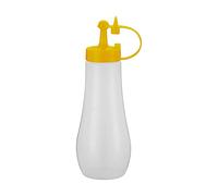 Bouteilles en plastique Squeeze,250ml Sauce à condiments Distributeur avec Cap, pour maison Restaurant Ketchup, Moutarde, Mayo, huile d'olive, sans BPA