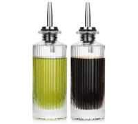 Bouteilles pour huile ou vinaigre - Set de 2 - 160 ml - Verre transparent
