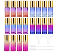 Bouteilles Roll-on en Verre 5ML pour Huiles Essentielles - Lot de 20 Flacons Vides avec Rouleau