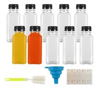 Bouteilles Vides Réutilisables 250 ml à Bouchons Inviolables - Pour Jus, Lait, Eau et Boissons