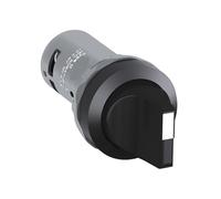 Bouton annulaire en plastique à longue poignée C3SS4-10B-20 | Interrupteur sélecteur rond noir plastique 22mm poignée longue auto-verrouillage 3 positions sans lumière