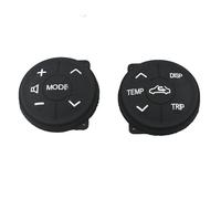 Bouton Audio Commandes De Commutateur De Volant En Caoutchouc Pour Toyota Pour Prius C US 2012-2017 Aqua 2012-2014.