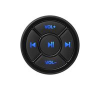 Bouton Commande Universel Pour Android IOS Volume Multimédia Voiture, 5 Touches, Volant Voiture, Télécommande Sans Fil Compatible Bluetooth Commande Volant Bouton