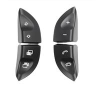 Bouton Commande Volant Compatible Avec Benz Pour Classe S W220 1998-2005 Pour L W215 1999-2006 Voiture Côté Gauche Droit Boutons De Volant Accessoires De Commutation(Black)