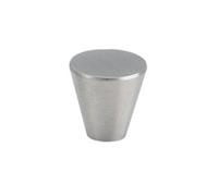 Bouton conique Ø20 x 27 mm DESIGN MAT Inox brossé - DMK005.IN.20.5