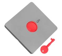 Bouton D’alarme D’urgence Incendie 2 Pièces 86 Type | Plastique, Commande par Clé, Installation Facile, pour Écoles et Hôpitaux, Alerte Fiable en Cas D’urgence