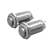 Bouton d'alimentation en métal,trou de panneau,10mm,12mm,16mm,19mm,22mm,bouton d'alimentation,tête plate/tête haute,soudage instantané/verrouillage NO/NC(12mm,HIGH_NO_MOMENTARY)