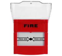 Bouton D'appel D'incendie Manuel, Réinitialisation Rapide, Plastique Rouge | Activation D'urgence, Compatible Panneaux de Contrôle Incendie, pour Paliers, Hôpitaux et Maintenance