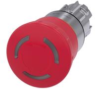 Siemens Bouton d'arrêt d'urgence 3SU10511HB200AA0 éclairé 40 mm Métal