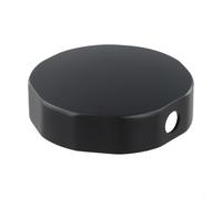 Bouton de baignoire rotatif en laiton noir 74 mm avec design anti-débordement pour un contrôle fiable de l'eau et un style élégant de salle de bain