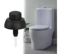 Bouton de chasse d'eau de rechange pour Siamp pour Optima 49 - Matériau ABS - Fonction de pression pour installation sur réservoir - Noir + couvercle